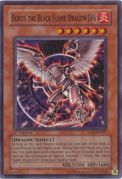 Horus the Black Flame Dragon LV6 (SOD-EN007) [Soul of the Duelist]