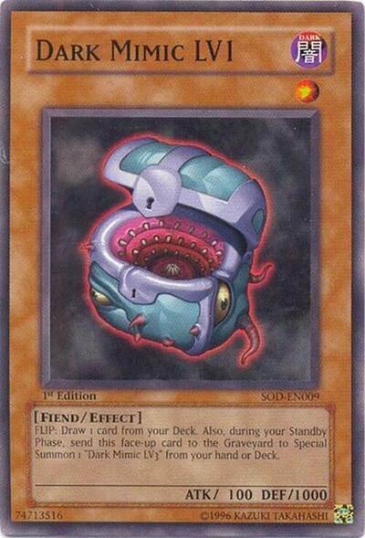 Dark Mimic LV1 (SOD-EN009) [Soul of the Duelist]