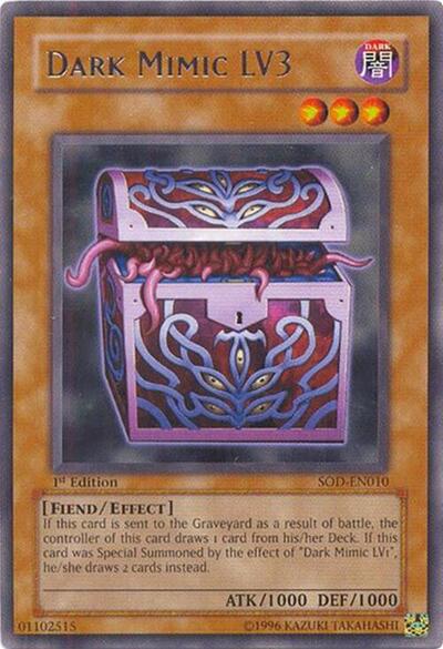 Dark Mimic LV3 (SOD-EN010) [Soul of the Duelist]