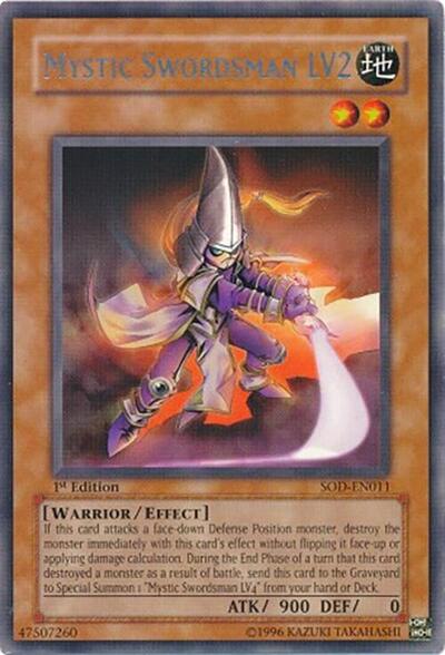 Mystic Swordsman LV2 (SOD-EN011) [Soul of the Duelist]