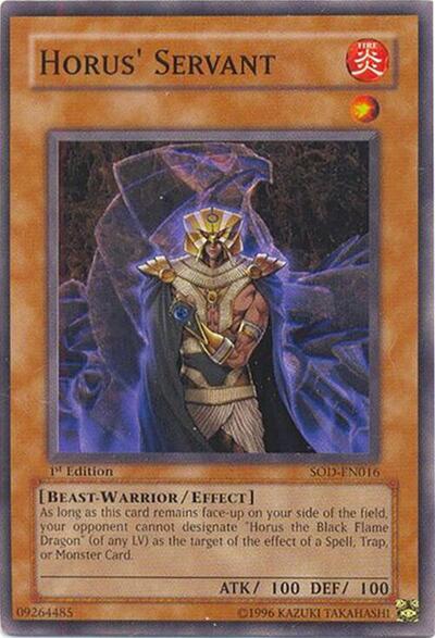 Horus' Servant (SOD-EN016) [Soul of the Duelist]