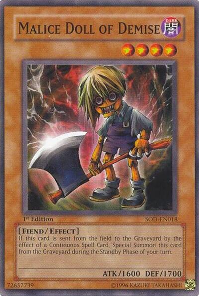 Malice Doll of Demise (SOD-EN018) [Soul of the Duelist]