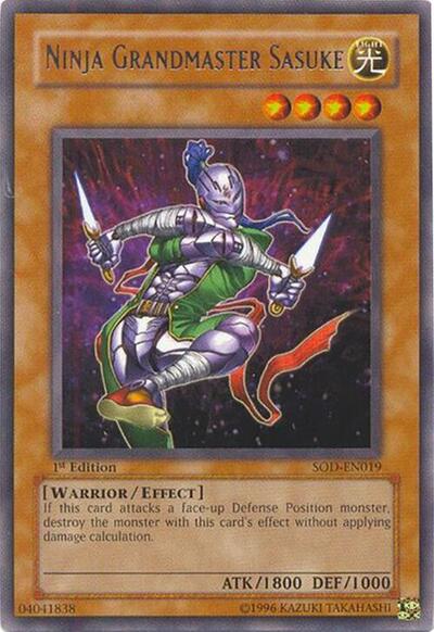 Ninja Grandmaster Sasuke (SOD-EN019) [Soul of the Duelist]