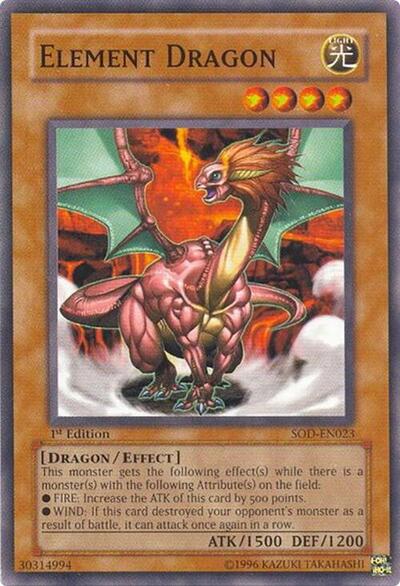 Element Dragon (SOD-EN023) [Soul of the Duelist]