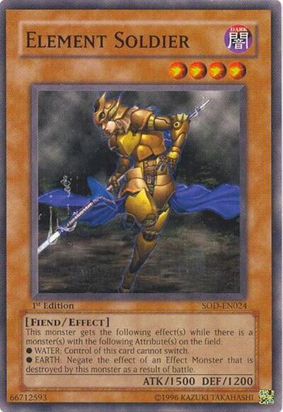 Element Soldier (SOD-EN024) [Soul of the Duelist]
