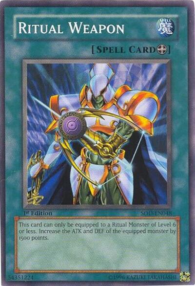Ritual Weapon (SOD-EN048) [Soul of the Duelist]