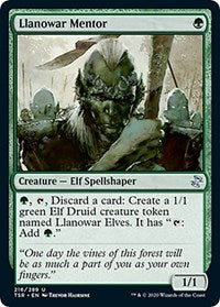 Llanowar Mentor (216) [Time Spiral: Remastered]