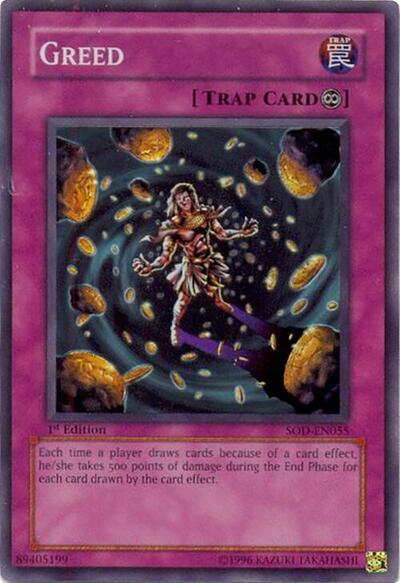 Greed (SOD-EN055) [Soul of the Duelist]