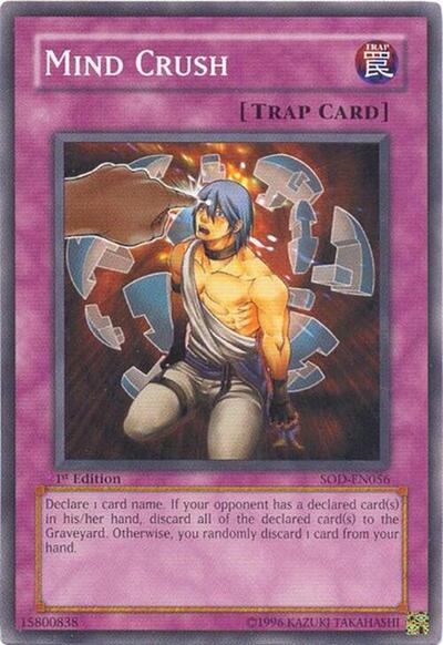 Mind Crush (SOD-EN056) [Soul of the Duelist]