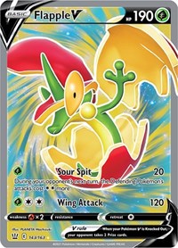 Flapple V (Full Art) (143/163) [SWSH05: Battle Styles]