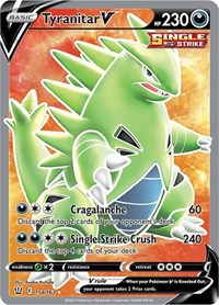 Tyranitar V (Full Art) (154/163) [SWSH05: Battle Styles]