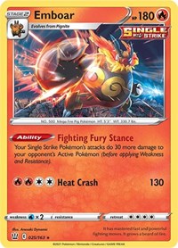 Emboar (025/163) [SWSH05: Battle Styles]