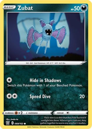 Zubat 089/163  SWSH05 Battle Styles - Common