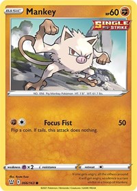 Mankey (066/163) [SWSH05: Battle Styles]