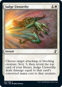 Judge Unworthy (21) [Time Spiral: Remastered]