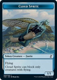 Cloud Sprite Token (3) [Time Spiral: Remastered]