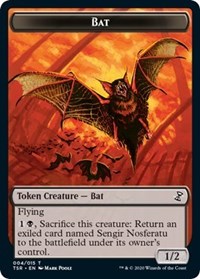 Bat Token (4) [Time Spiral: Remastered]