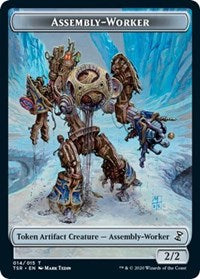 Assembly-Worker Token (14) [Time Spiral: Remastered]
