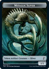 Metallic Sliver Token (15) [Time Spiral: Remastered]