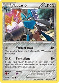 Lucario - 63/124 (Cosmos Holo) (063/124) [Miscellaneous Cards & Products]