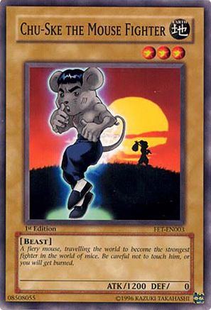 Chu-Ske The Mouse Fighter (FET-EN003) - Flaming Eternity 1st Edition