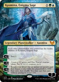 Kasmina, Enigma Sage (Borderless) (279) [Strixhaven: School of Mages]