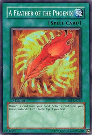 A Feather of the Phoenix (FET-EN037) - Flaming Eternity 1st Edition