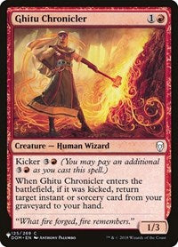 Ghitu Chronicler (125/269) [The List Reprints]