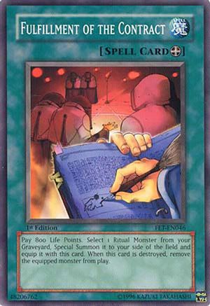 Fulfillment of the Contract (FET-EN046) - Flaming Eternity 1st Edition