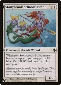 Stonybrook Schoolmaster (25/150) [The List Reprints]