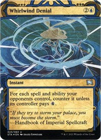 Whirlwind Denial (Foil Etched) (23) [Strixhaven: Mystical Archive]