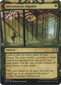 Adventurous Impulse (Foil Etched) (49) [Strixhaven: Mystical Archive]