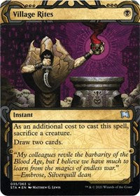 Village Rites (Foil Etched) (35) [Strixhaven: Mystical Archive]
