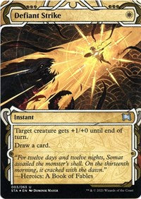 Defiant Strike (Foil Etched) (3) [Strixhaven: Mystical Archive]