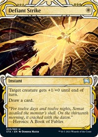 Defiant Strike (3) [Strixhaven: Mystical Archive]