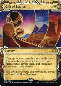 Gift of Estates (Foil Etched) (6) [Strixhaven: Mystical Archive]