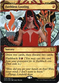 Faithless Looting (Foil Etched) (38) [Strixhaven: Mystical Archive]