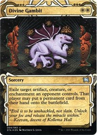 Divine Gambit (Foil Etched) (4) [Strixhaven: Mystical Archive]