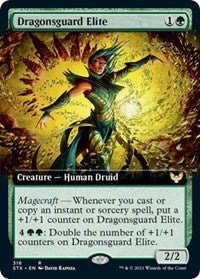 Dragonsguard Elite (Extended Art) (316) [Strixhaven: School of Mages]