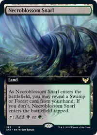 Necroblossom Snarl (Extended Art) (363) [Strixhaven: School of Mages]