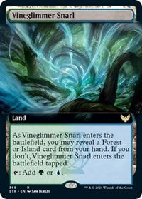 Vineglimmer Snarl (Extended Art) (365) [Strixhaven: School of Mages]
