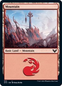 Mountain (372) (372) [Strixhaven: School of Mages]