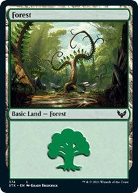 Forest (374) (374) [Strixhaven: School of Mages]