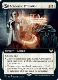 Academic Probation (Extended Art) (287) [Strixhaven: School of Mages]