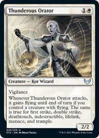 Thunderous Orator (35) [Strixhaven: School of Mages]