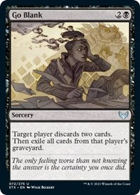 Go Blank (72) [Strixhaven: School of Mages]