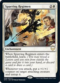 Sparring Regimen (29) [Strixhaven: School of Mages]