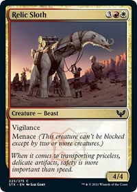 Relic Sloth (223) [Strixhaven: School of Mages]