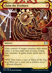 Claim the Firstborn (37) [Strixhaven: Mystical Archive]