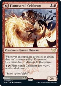 Flamescroll Celebrant (150) [Strixhaven: School of Mages]